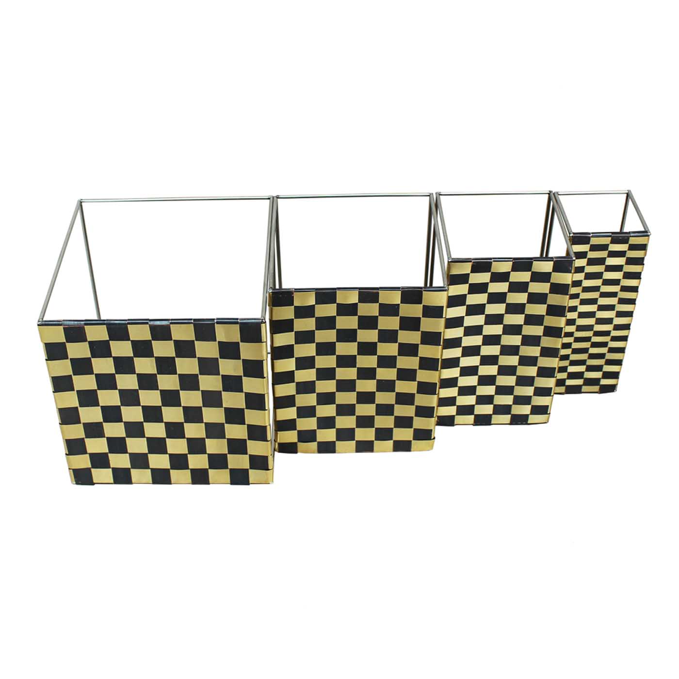 Little To Large Handwoven Brass and Copper Forms